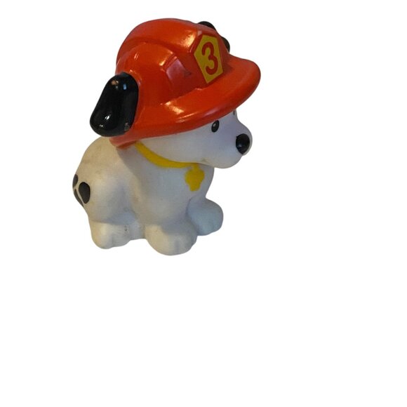 Fisher-Price Little People Firefighter Dalmatian Fire Dog Figure Replacement - Picture 2 of 6
